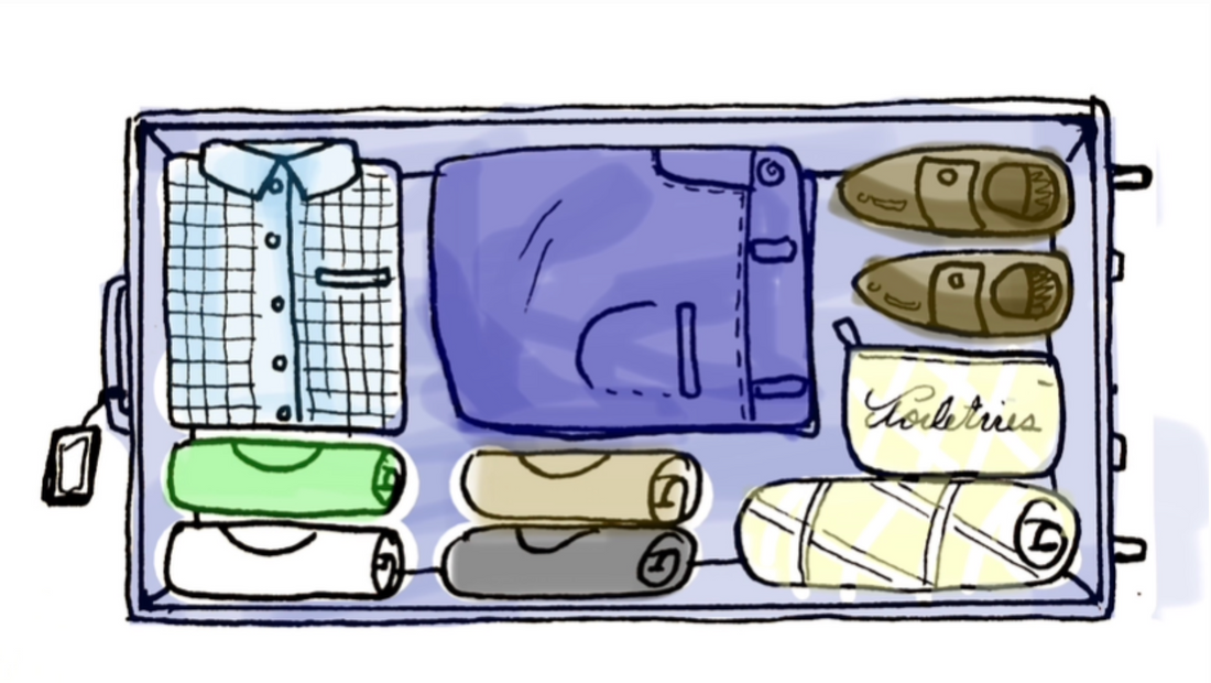 How to pack clothing without creating wrinkles | pro travel tips here at sunshinecleaners.com