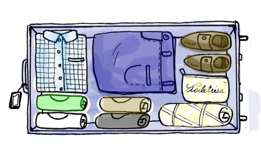 How to pack clothing without creating wrinkles | pro travel tips here at sunshinecleaners.com